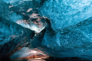 Photo of an ice cave